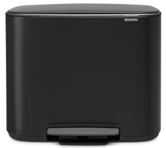 

Brabantia Touch Bin Bo Мусорный бак (11+23 л) 121227, Черный