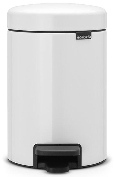 

Brabantia NewIcon (5 л) - мусорный бак с педалью 113406, Белый