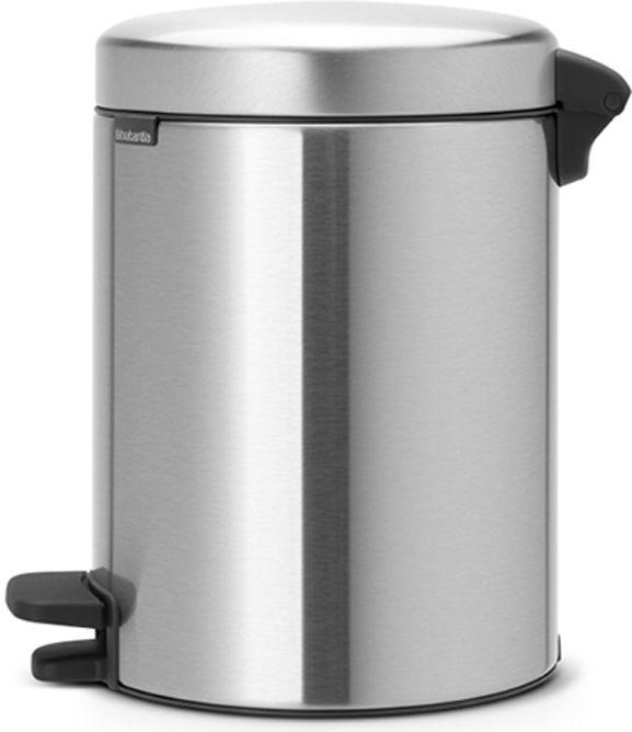 

Brabantia NewIcon (5 л) - мусорный бак с педалью 112102, Серебристый