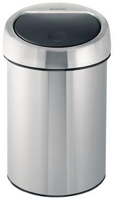 

Brabantia Touch Bin (3л) - мусорное ведро 363986, Серебристый