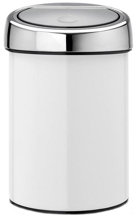 

Brabantia Touch Bin (3л) - мусорное ведро 364488, Белый