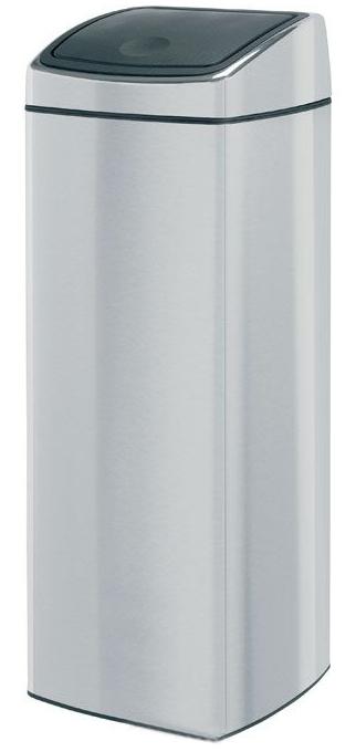 

Brabantia Touch Bin (25л) - мусорный бак 384929, Серебристый
