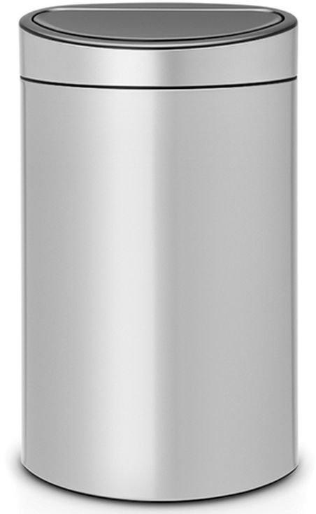 

Brabantia Touch Bin (40л) - мусорный бак 114922, Серебристый