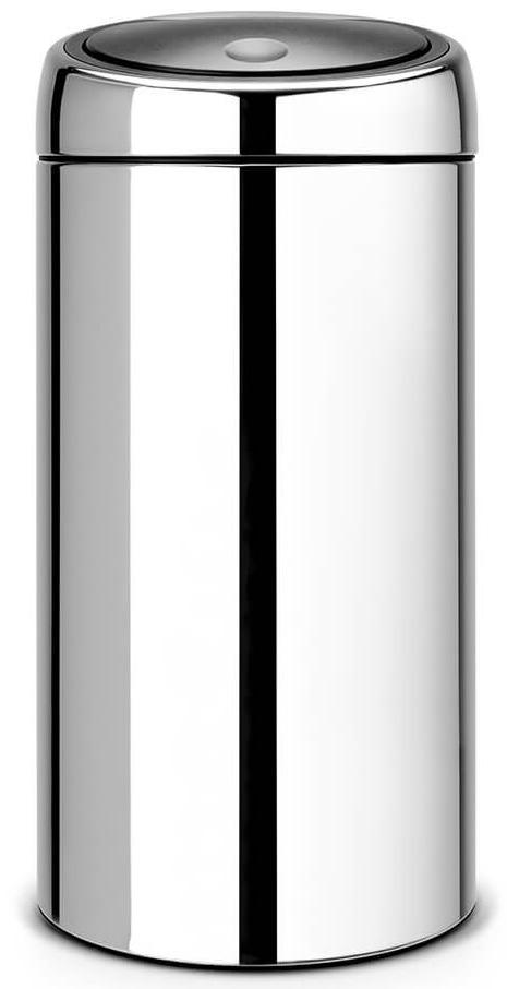 

Brabantia Touch Bin (45л) - мусорный бак 390821, Серебристый