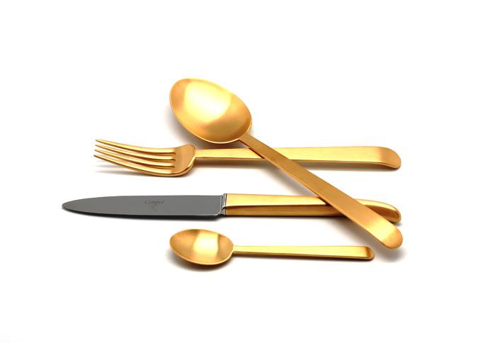 

Cutipol ERGO GOLD матовый набор 24 предмета, Золото