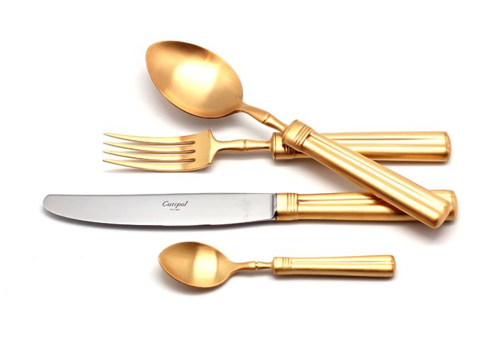

Cutipol FONTAINEBLEAU GOLD матовый 24 предмета, Золото