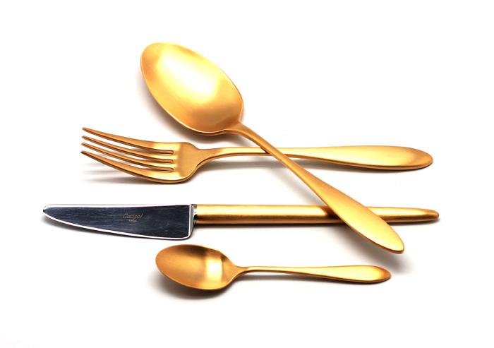 

Cutipol VAN DER ROHE GOLD матовый набор 24 предмета, Золото