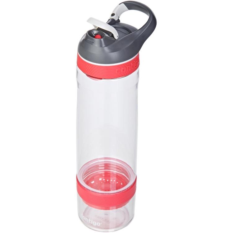 

Contigo Бутылка для воды Cortland 0,75л розового цвета с отсеком для фруктов, Розовый