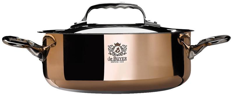 

De Buyer Prima Matera кастрюля медная низкая 4,9 л, Медь