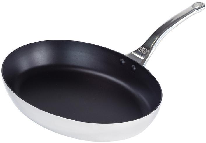 

De buyer Affinity Сковорода овальная 32 см, антипригарная 3719.32, Серебристый