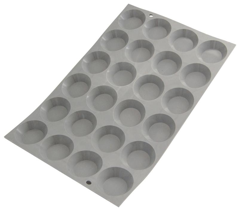 

De buyer Elastomoule МИНИ-Тарталетки круглые 45 мм., 9,5 мл. 1853.01D, Серый