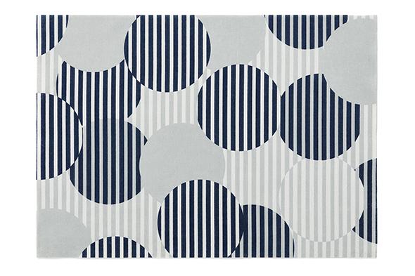 

Day Drap Сервировочные маты 45 х 32 см, Blue Polka Dots, 2 шт, Серый