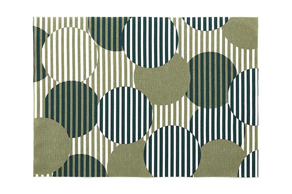 

Day Drap Сервировочные маты 45 х 32 см, Green Polka Dots, 2 шт