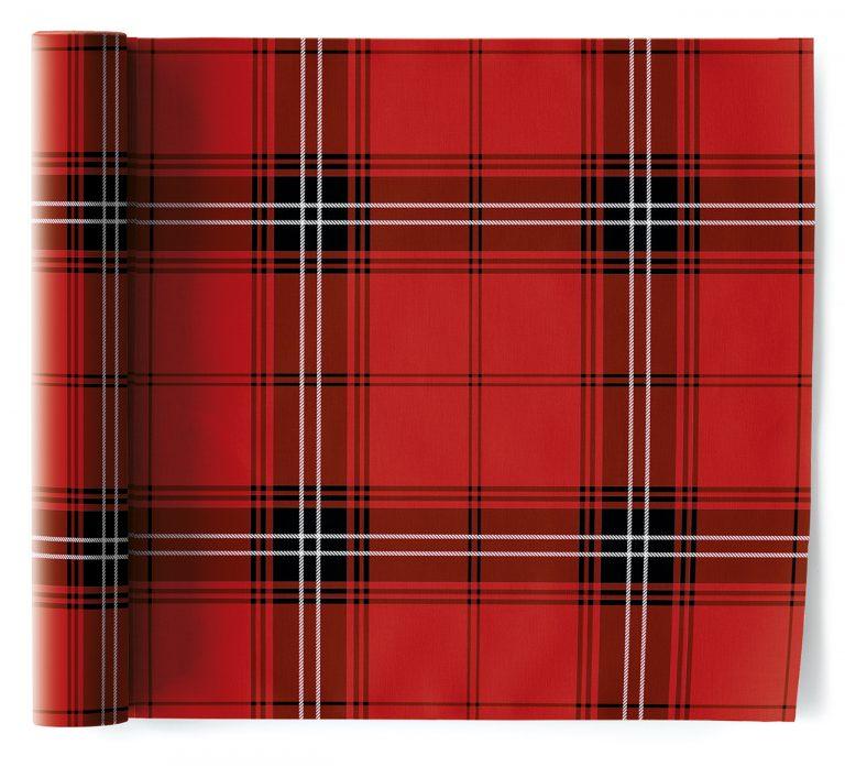 

My Drap Салфетки 32х32см 6шт в рулоне, Cotton Tartan Christmas
