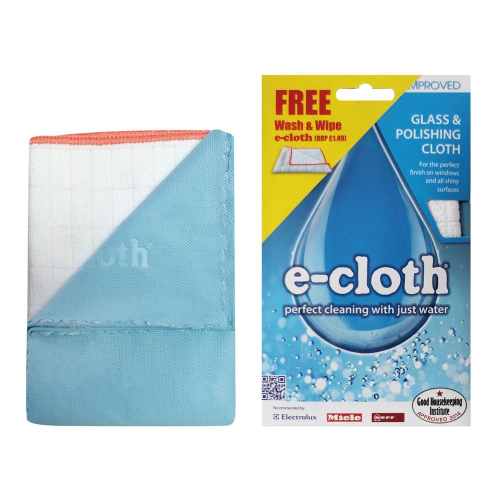 

E-cloth Салфетка для полировки и очистки стекла - Голубая40 х 50 см