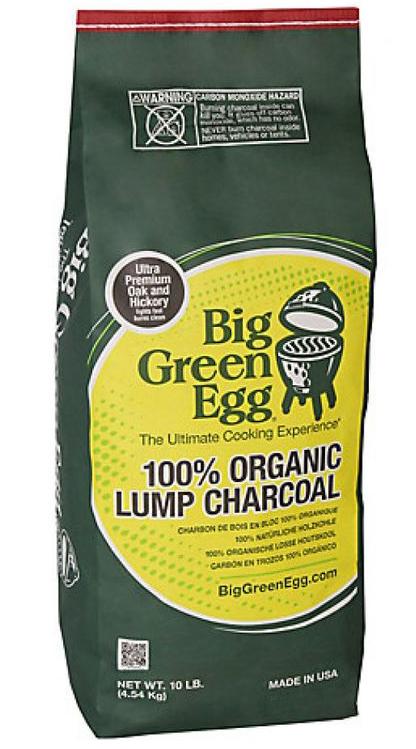 

Big Green Egg Уголь древесный органический крупнокусковой, 4,5кг, Черный