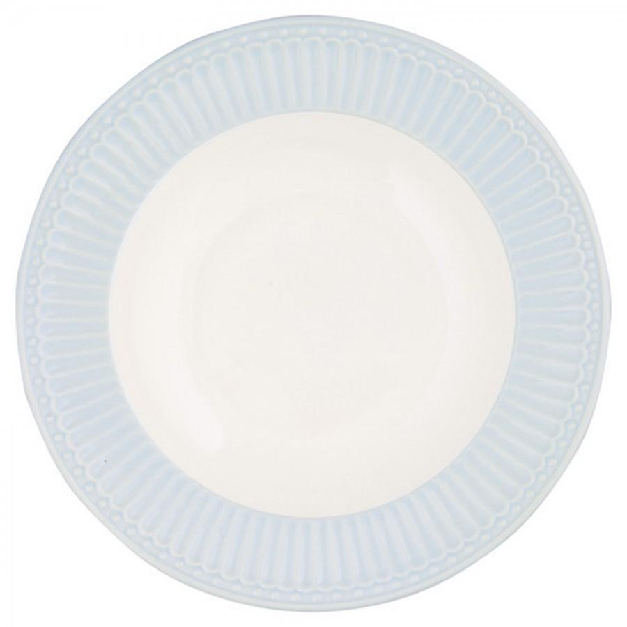 

Greengate Глубокая тарелка Alice pale blue, Голубой