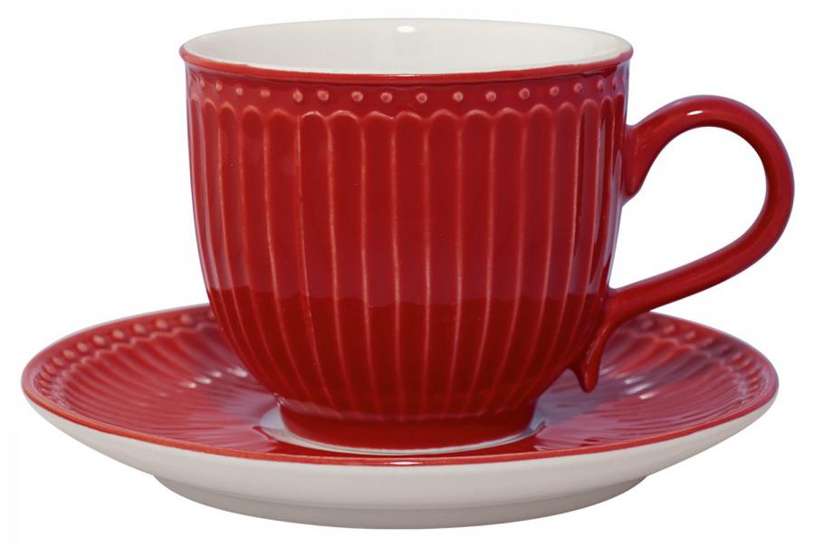 

Greengate Чайная пара Alice red, Красный