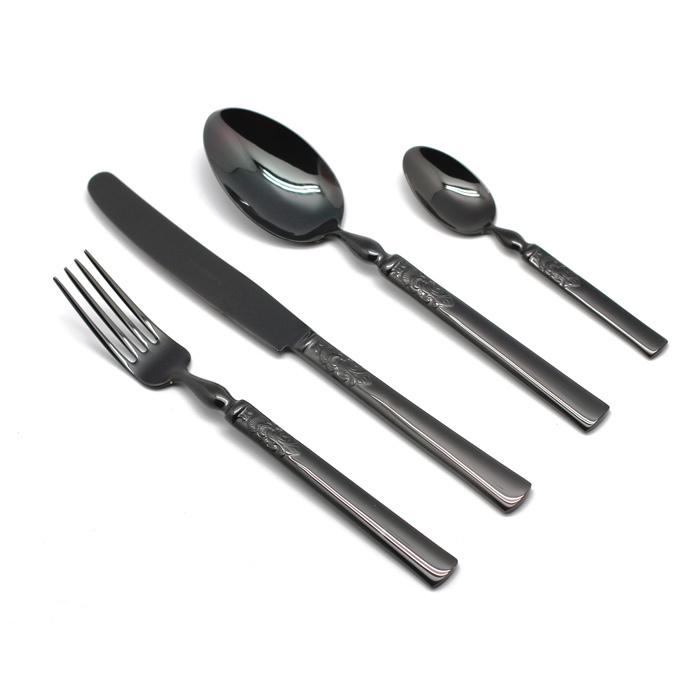 

Herdmar Набор столовых приборов 1911 Black, 24 предмета, Черный