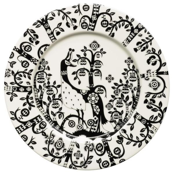

Iittala Taika Тарелка 22см, black, Черный