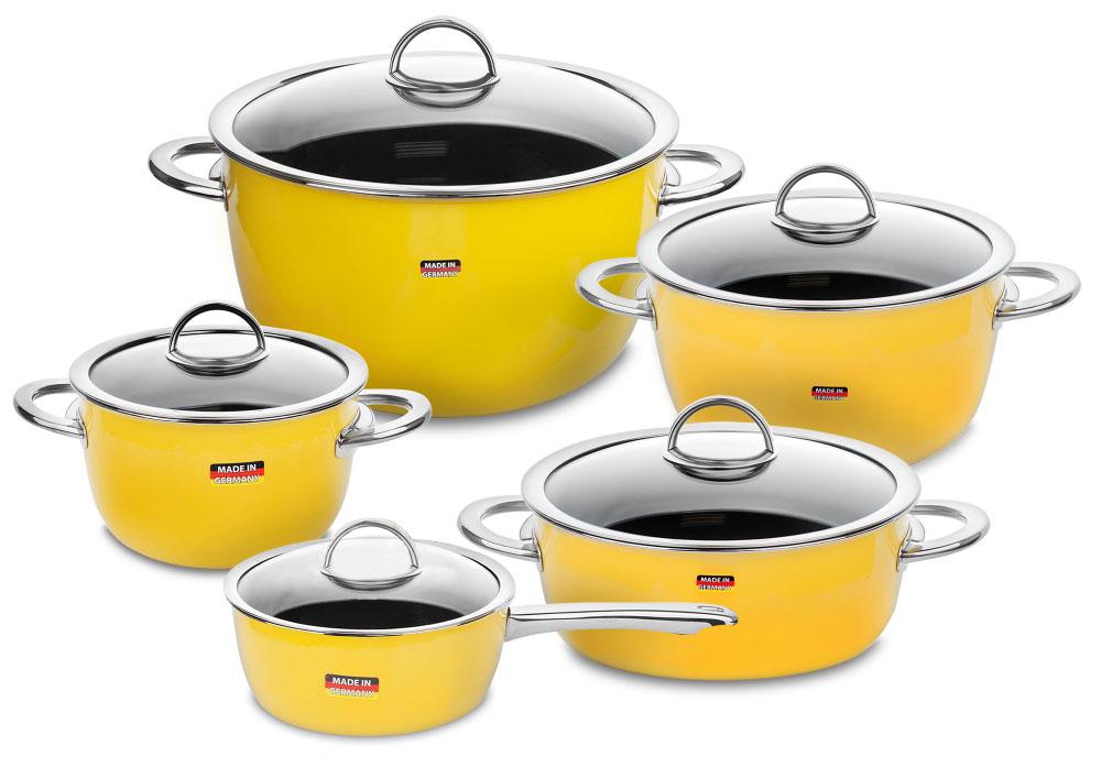 

KOCHSTAR NEO Yellow Набор посуды из 5-ти предметов, цвет желтый