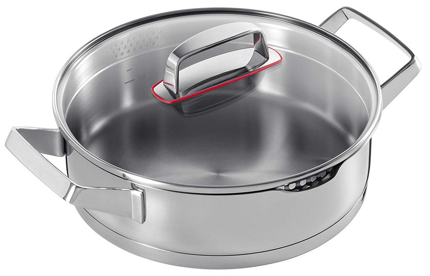 

KUHN RIKON Modern Кастрюля низкая 2.5л, Серебристый