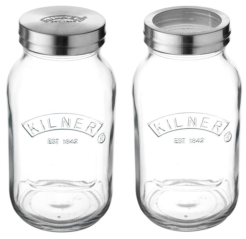 

Kilner Банка с крышкой-ситом для муки 1 л, Прозрачный