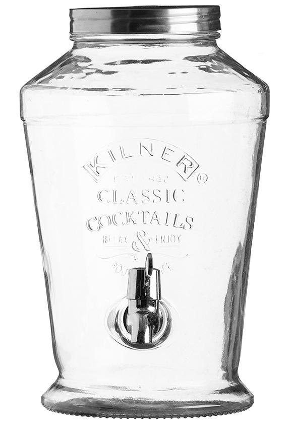 

Kilner Диспенсер для коктейлей 6 л, Прозрачный