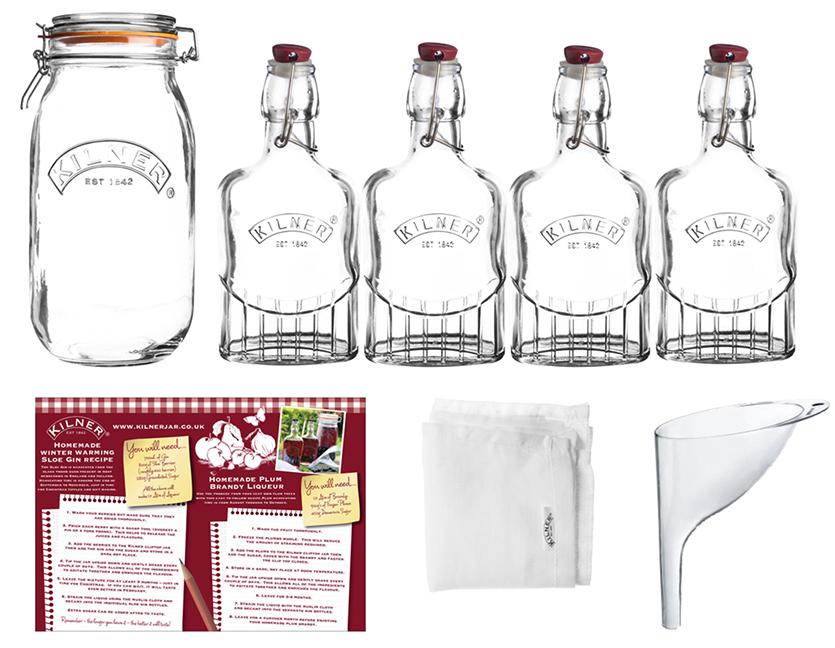 

Kilner Набор для приготовления ликёра, Прозрачный