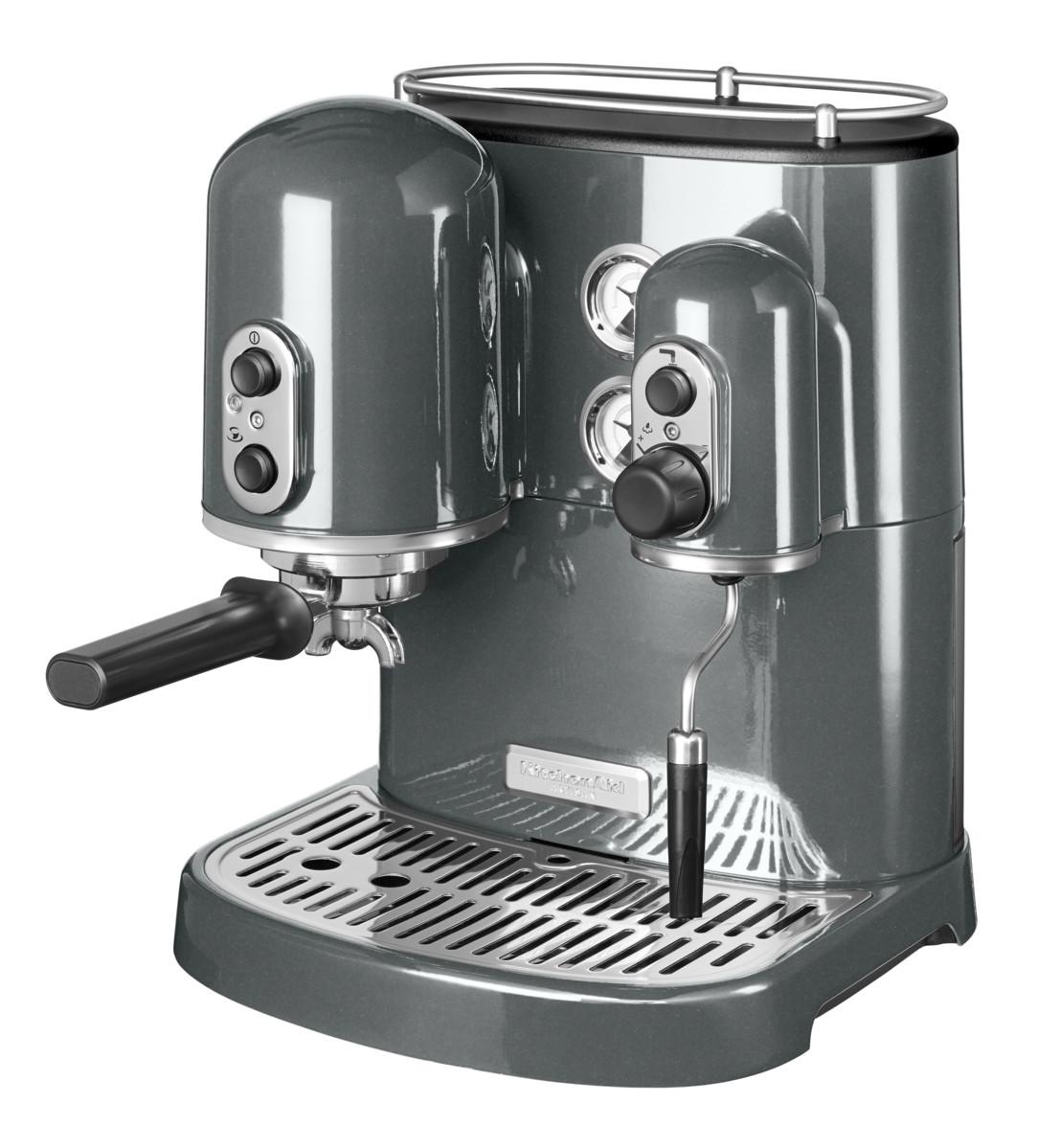 

KitchenAid Кофеварка Artisan Espresso, серебряный медальон, Серебристый