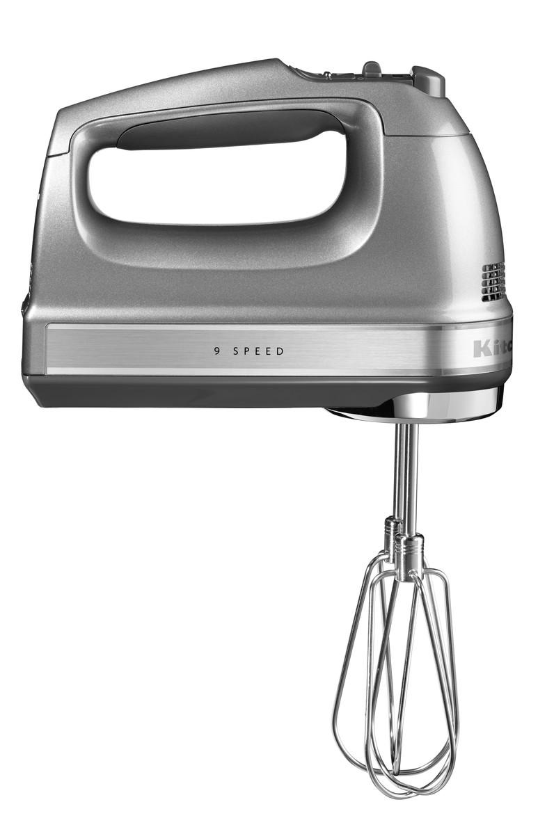 

KitchenAid Ручной миксер, 9 скоростей, серебристый