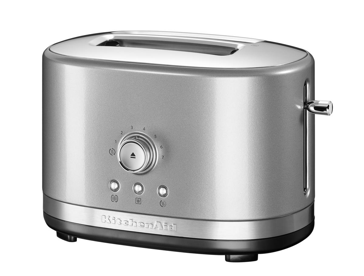 

KitchenAid Тостер с ручным управлением, загрузка 2 хлебца, серебристый