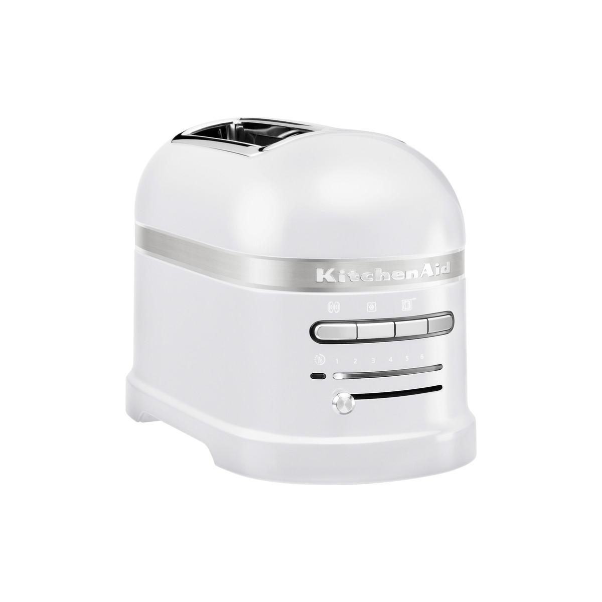 

KitchenAid Тостер Artisan, загрузка 2 хлебца, морозный жемчуг, Белый