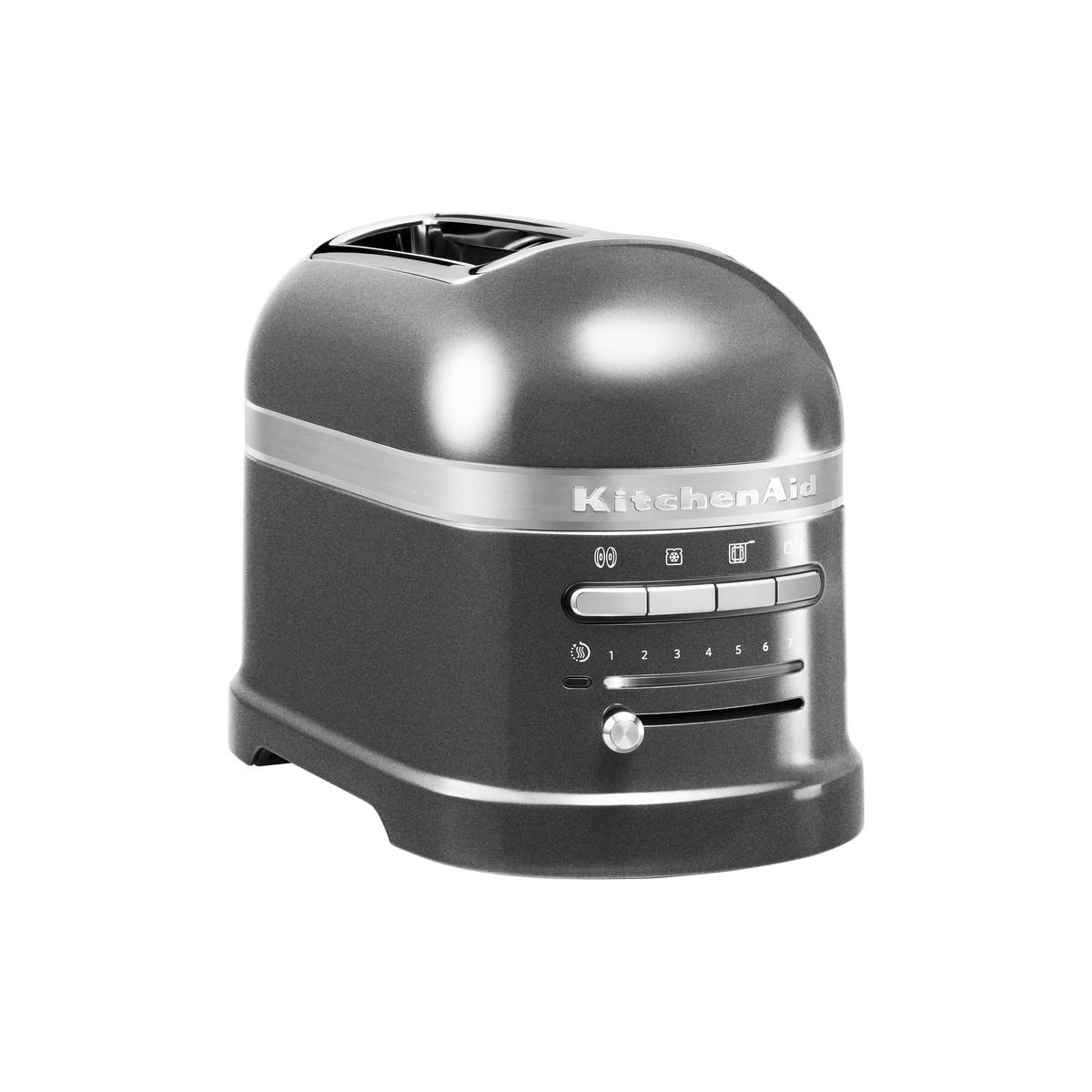 

KitchenAid Тостер Artisan, загрузка 2 хлебца, серебряный медальон, Серебристый