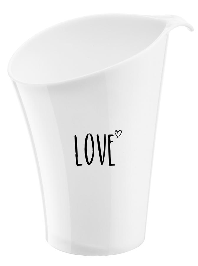 

Koziol Ведёрко для льда PURE LOVE, белое, Белый