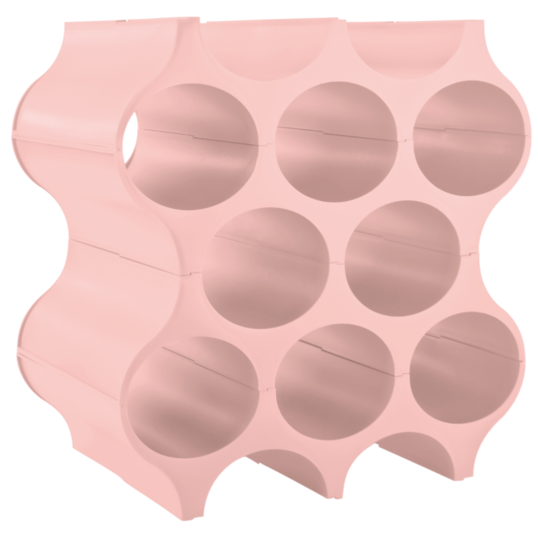 

Koziol SET-UP Подставка для бутылок, розовая, Розовый