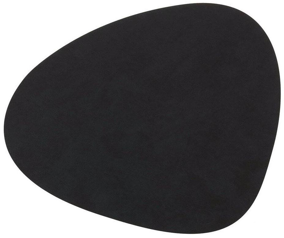 

LIND DNA NUPO black подстановочная салфетка фигурная 37x44 см, толщина 1,6 мм, Черный