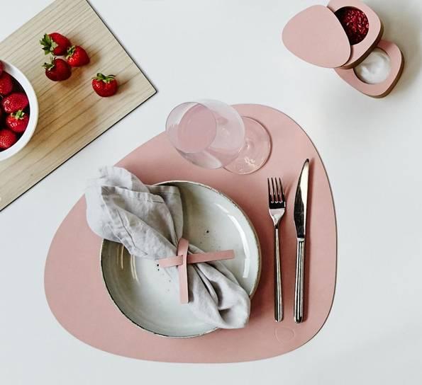 

LIND DNA NUPO rose подстановочная салфетка фигурная 37x44 см, толщина 1,6 мм, Розовый