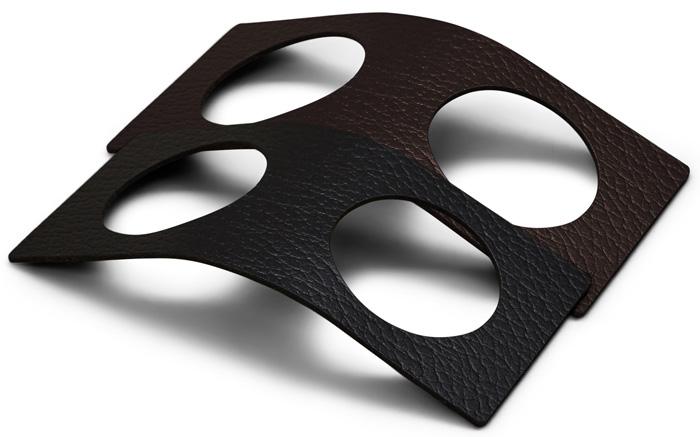 

LIND DNA BULL black/brown кольцо для cалфетки 6х14см, набор 2шт, Черный