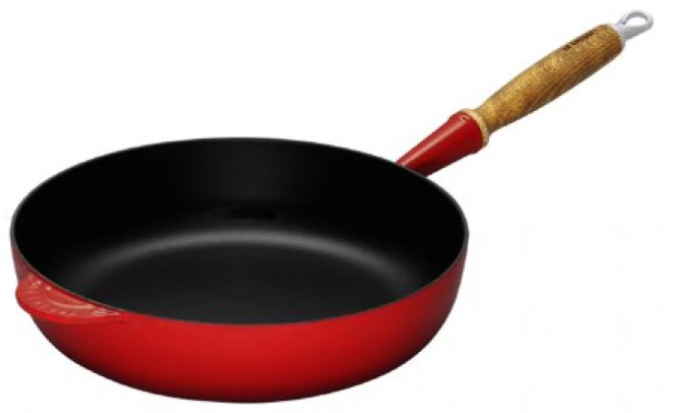 

Le Creuset Сотейник 28см с деревянной ручкой, Вишня, Красный