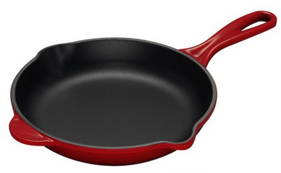 

LE CREUSET Сковорода, 23 см, чугун, вишня, Красный