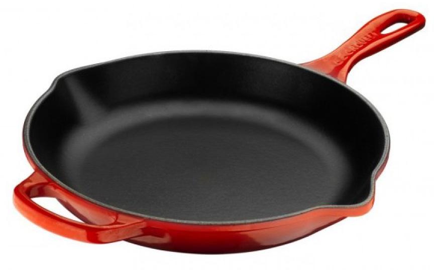 

LE CREUSET Сковорода, 30 см, чугун, вишня, Красный
