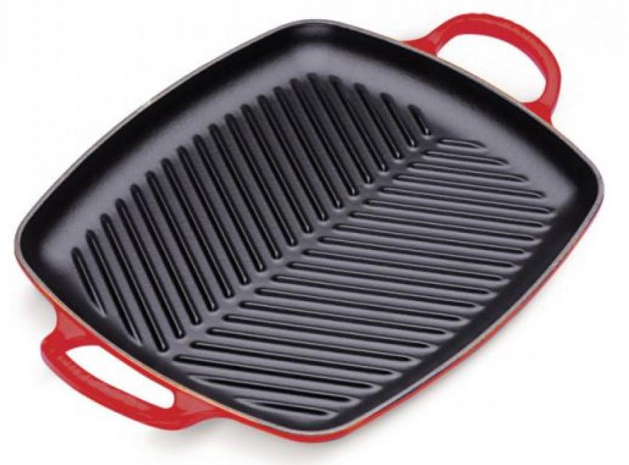 

LE CREUSET Прямоугольная сковорода-гриль, Вишня, 30 см, Красный