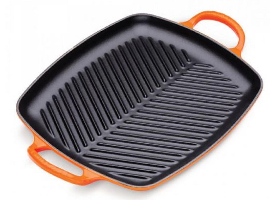 

LE CREUSET Прямоугольная сковорода-гриль, Огненная лава, 30 см, Оранжевый