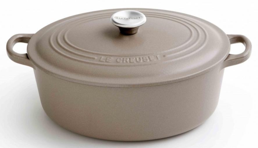 

LE CREUSET Кастрюля овальная 31 см, эмалированный чугун, мексиканская агава, Бежевый