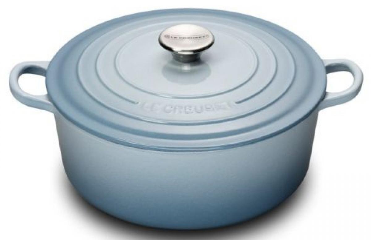 

LE CREUSET Кастрюля круглая для запекания 20 см, чугун, светло-голубой