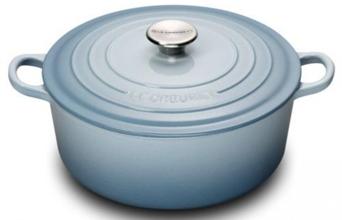 

LE CREUSET Кастрюля круглая для запекания 24 см, чугун, светло-голубой