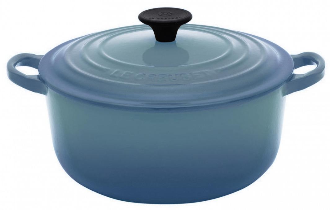 

LE CREUSET Кастрюля круглая для запекания 26 см, чугун, светло-голубой