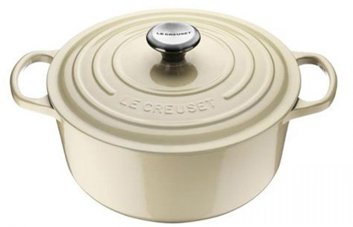 

LE CREUSET Кастрюля круглая для запекания 28 см, чугун, жемчужный, Бежевый