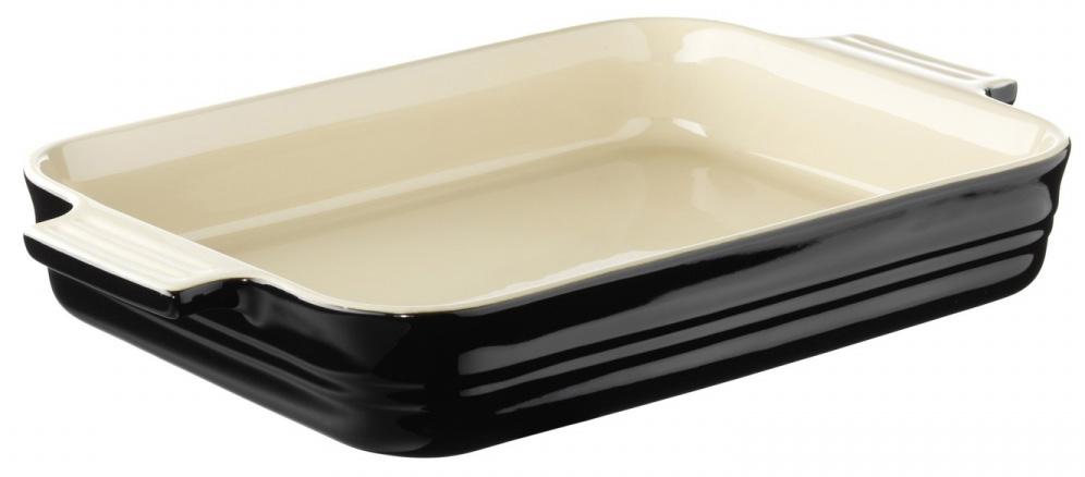 

LE CREUSET Прямоугольное блюдо 32 см, каменная керамика, черный матовый